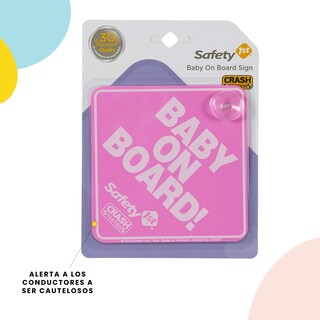 Foto 2 | Letrero Safety 1st Bebe a Bordo Rosa - Venta Internacional
