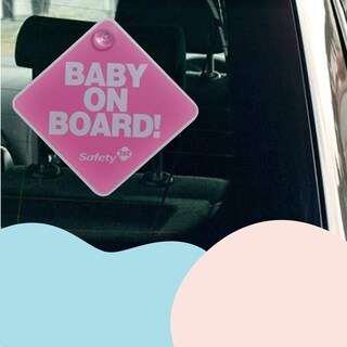 Foto 3 | Letrero Safety 1st Bebe a Bordo Rosa - Venta Internacional