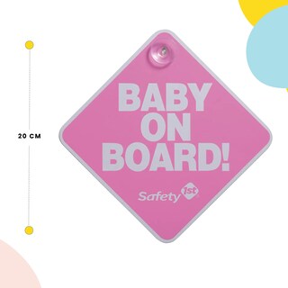 Foto 4 | Letrero Safety 1st Bebe a Bordo Rosa - Venta Internacional