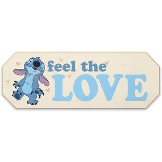 Foto 1 | Decoración De Pared Open Road Brands Disney Lilo Y Stitch Wood - Venta Internacional.
