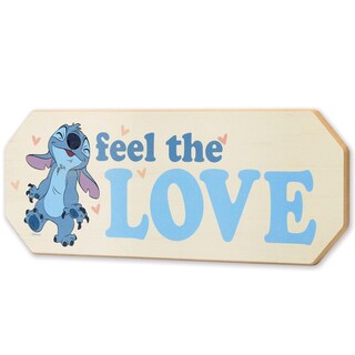 Foto 2 | Decoración De Pared Open Road Brands Disney Lilo Y Stitch Wood - Venta Internacional.