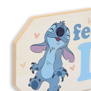 Foto 4 | Decoración De Pared Open Road Brands Disney Lilo Y Stitch Wood - Venta Internacional.
