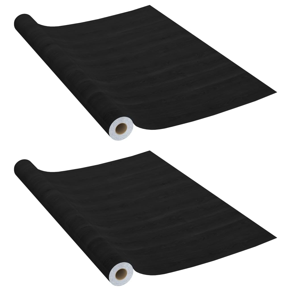 Foto 2 pulgar | Láminas Autoadhesivas Para Muebles Vidaxl  Madera Oscura  Pvc  500 X 90 Cm - Venta Internacional.