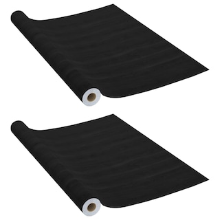 Foto 1 | Láminas Autoadhesivas Para Muebles Vidaxl Madera Oscura Pvc 500 X 90 Cm - Venta Internacional.