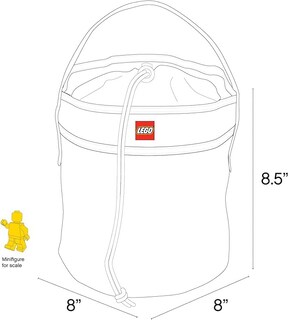 Foto 6 | Cinch Bucket Lego Purple Con Licencia Oficial - Venta Internacional.