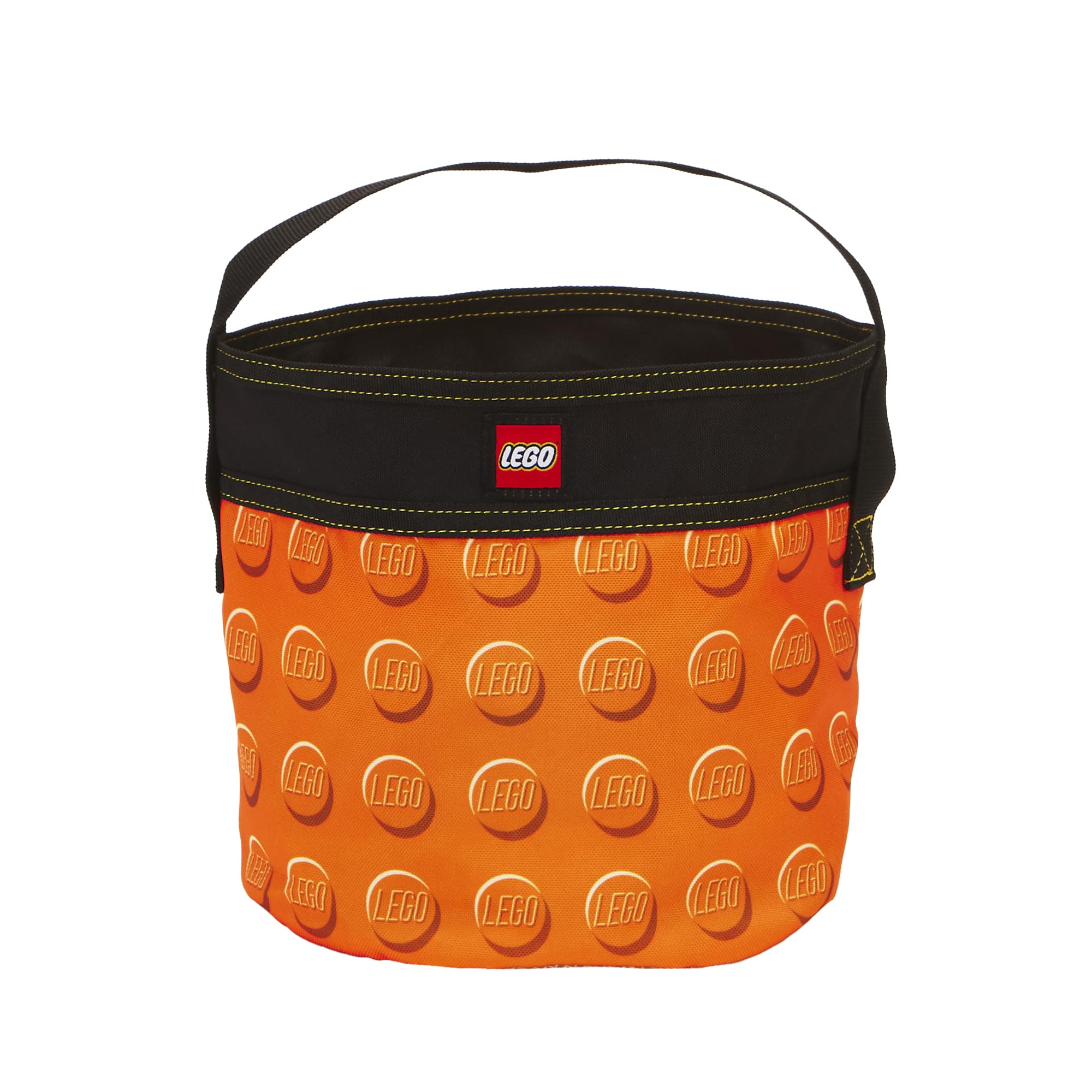 Cubeta Con Cierre De Almacenamiento Lego Naranja - Venta Internacional. $670