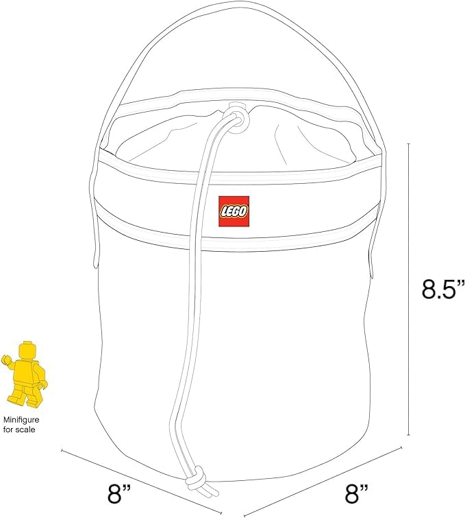 Foto 8 pulgar | Cubeta Con Cierre De Almacenamiento Lego Naranja - Venta Internacional.