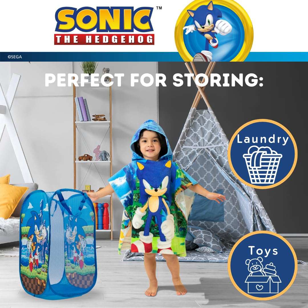 Foto 3 | Cesta De Almacenamiento Desplegable Sonic Anime Kids Room Franco - Venta Internacional.