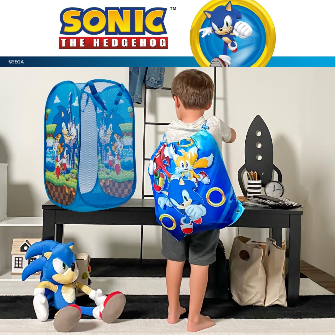 Foto 6 | Cesta De Almacenamiento Desplegable Sonic Anime Kids Room Franco - Venta Internacional.