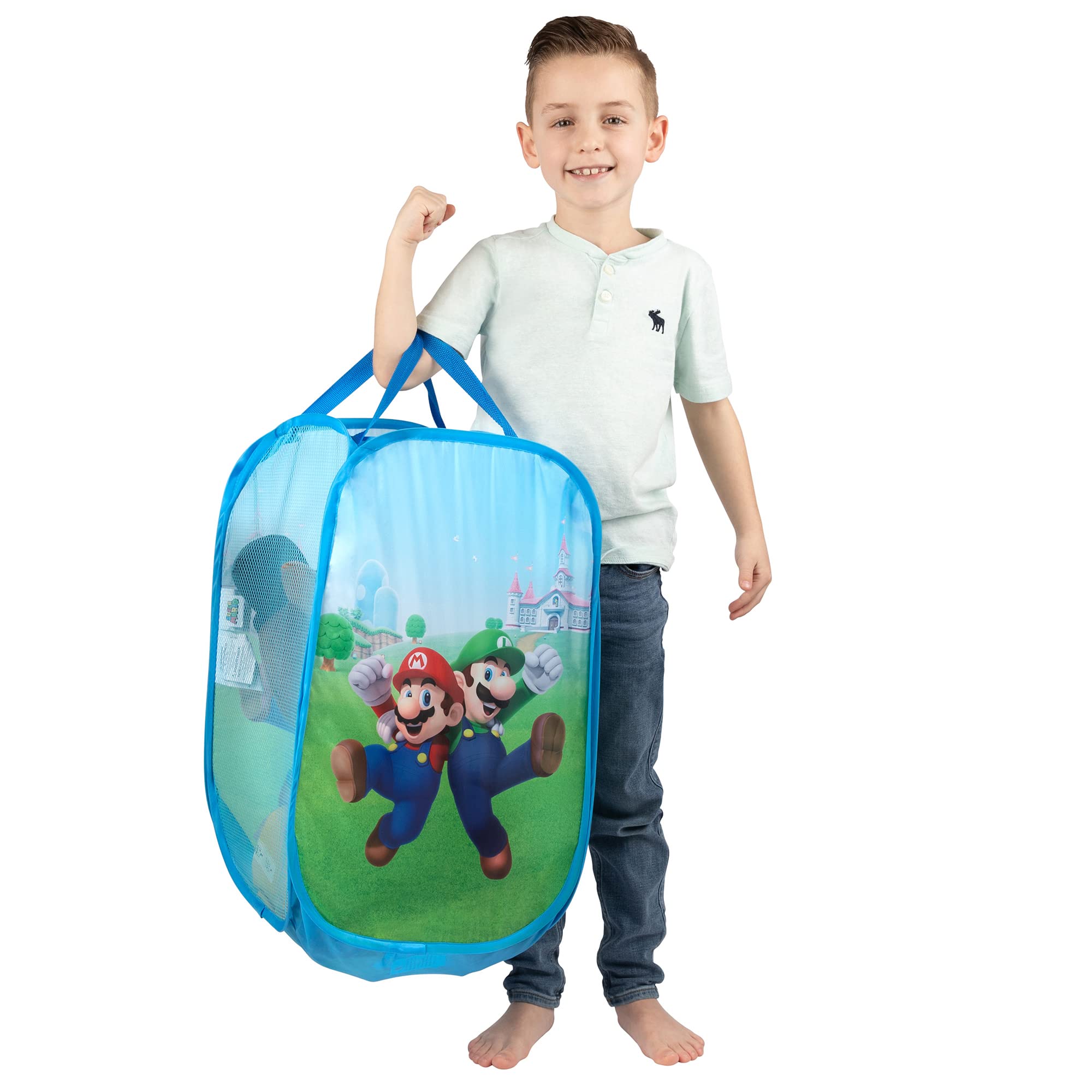 Foto 1 | Cesta Plegable Para Almacenamiento Franco Super Mario Kids Room - Venta Internacional.