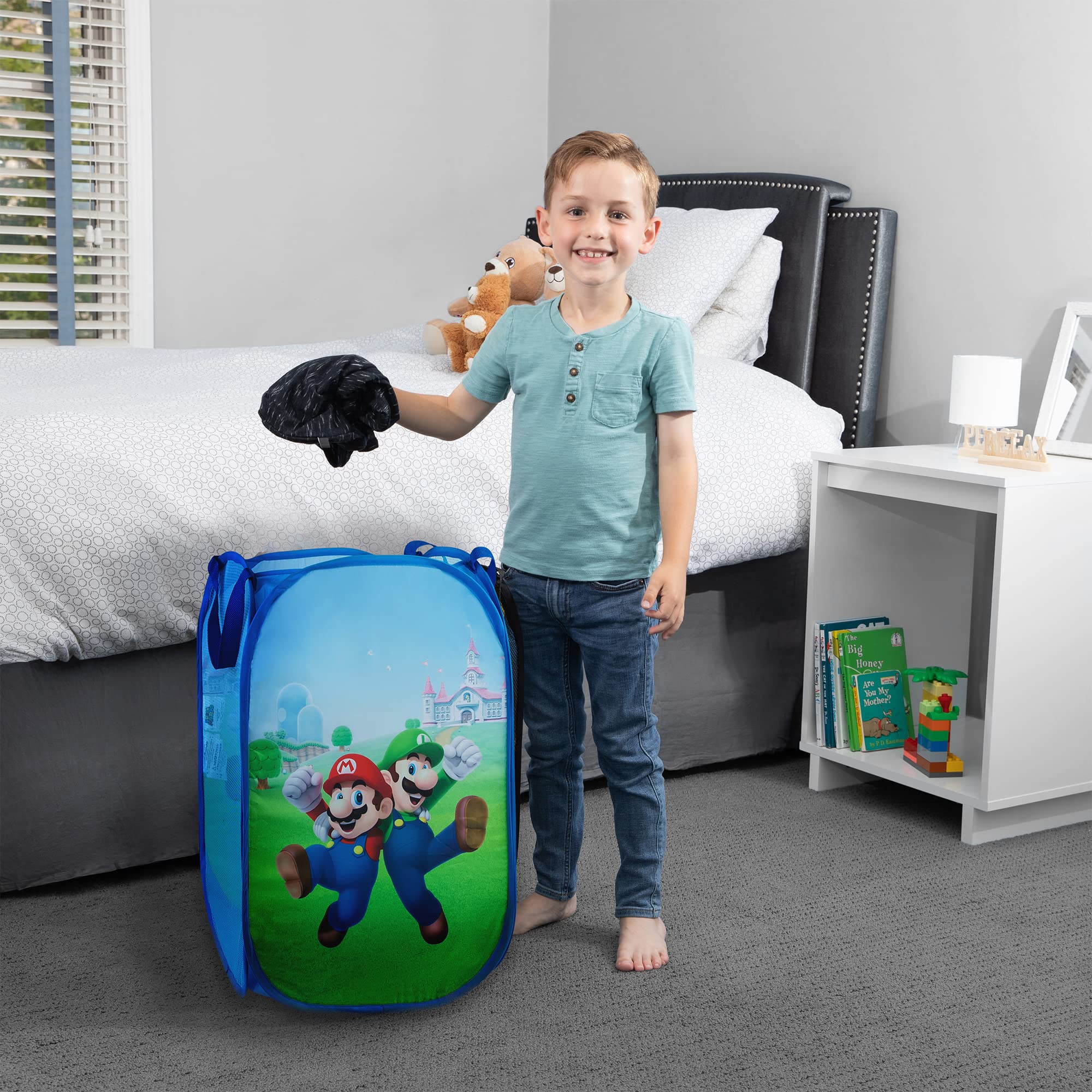 Foto 3 pulgar | Cesta Plegable Para Almacenamiento Franco Super Mario Kids Room - Venta Internacional.