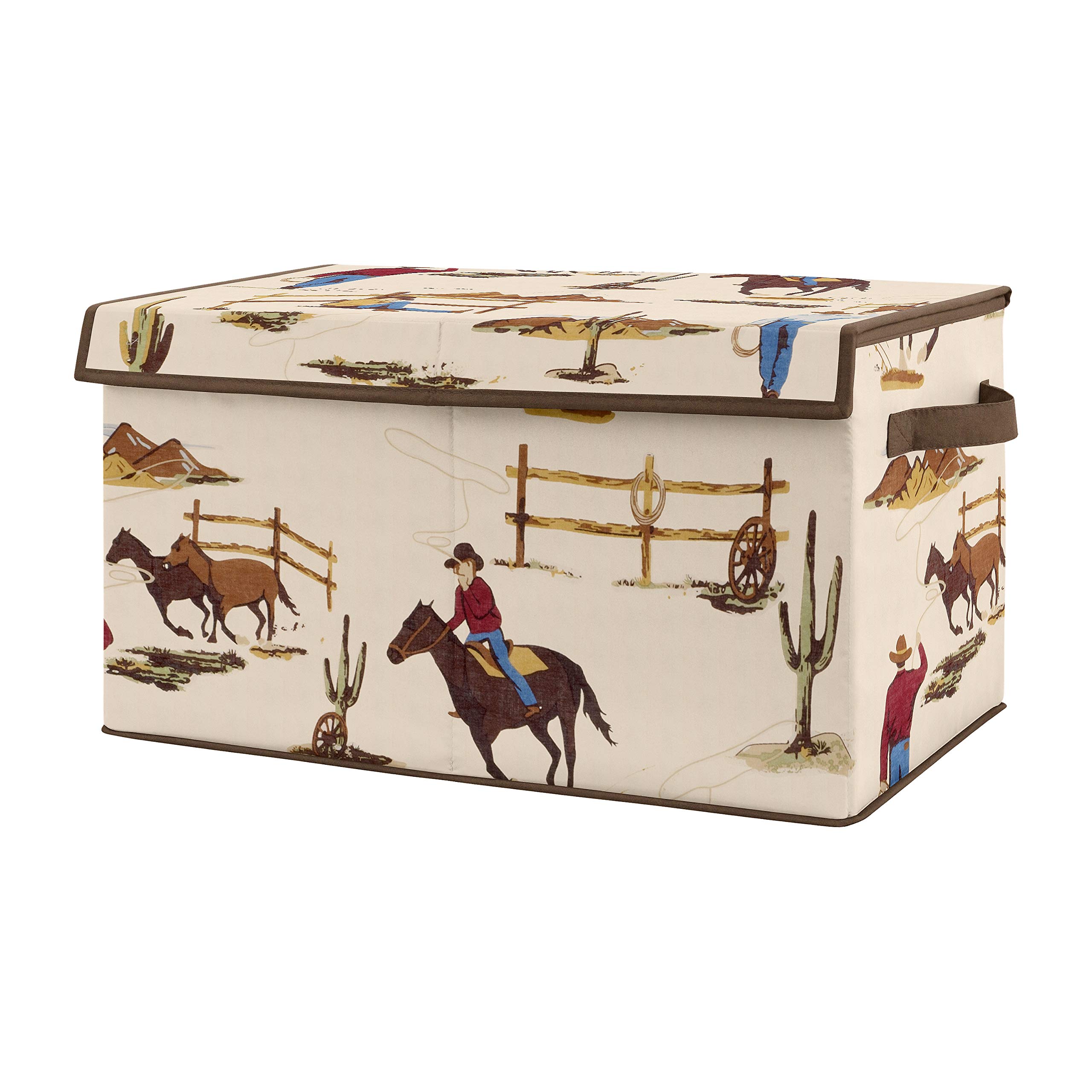 Foto 2 pulgar | Caja De Almacenamiento De Tela Para Juguetes Sweet Jojo Cowboy Wild West - Venta Internacional.