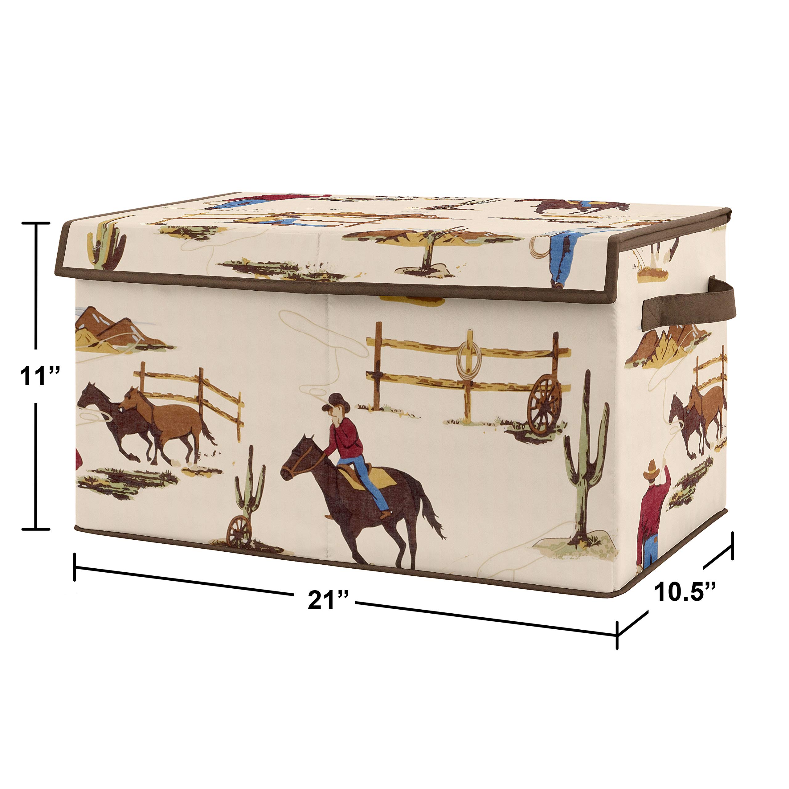 Foto 3 pulgar | Caja De Almacenamiento De Tela Para Juguetes Sweet Jojo Cowboy Wild West - Venta Internacional.