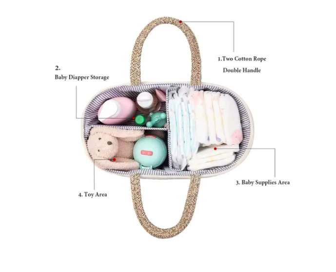 Foto 4 pulgar | Baby Xtellar  Organizer Para Niña Boy Cotton Rope Nurser