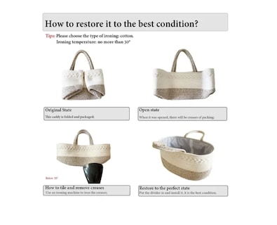 Foto 4 | Baby Xtellar Organizer Para Niña Boy Cotton Rope Nurser