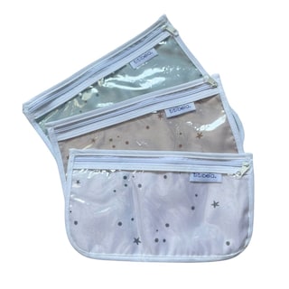 Foto 1 | Set 3 Bolsas Organizadoras Tiyibela Estrellas Plástico Transparente