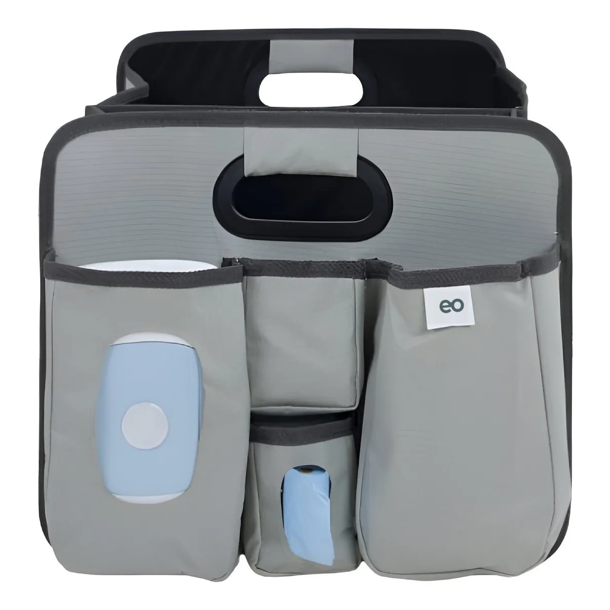 Organizador De Pañales Portátil Almacenamiento Para Coche Eo Safe Imports Esi-21073 Gris $409