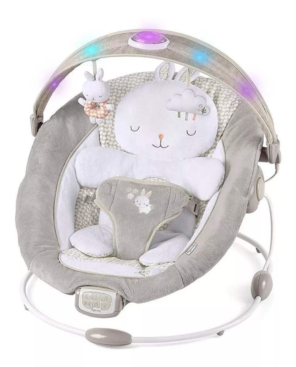 Foto 2 pulgar | Bouncer Ingenuity Inlighten Twinkle Tails Gris