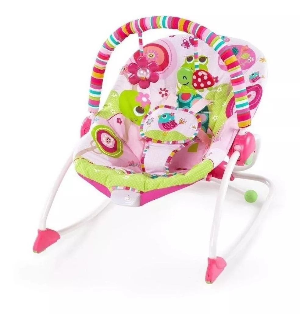 Foto 2 pulgar | Bouncer Silla Bright Starts Raspberry