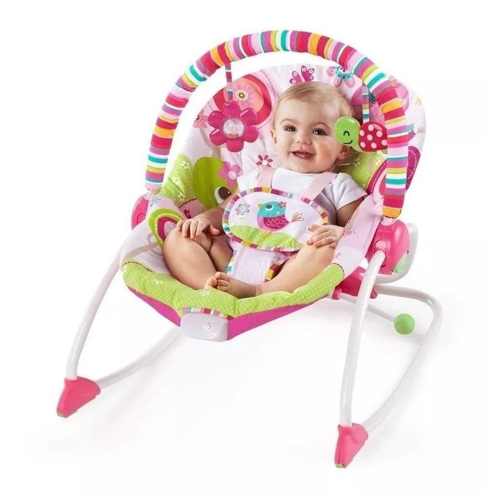 Foto 3 pulgar | Bouncer Silla Bright Starts Raspberry