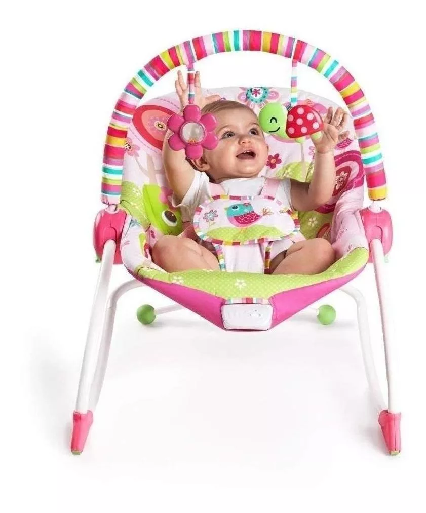 Foto 5 pulgar | Bouncer Silla Bright Starts Raspberry