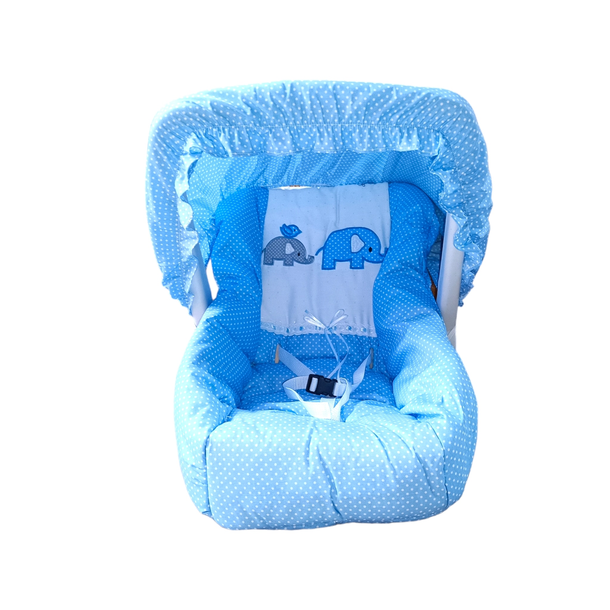 Silla Portabebé La casa del bebé Tipo Canasta Elefante Azul $799