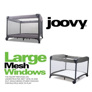 Foto 3 | Parque Portátil Joovy Room² Para Bebés Con Espacio De 10 Pies Cuadrados - Venta Internacional.