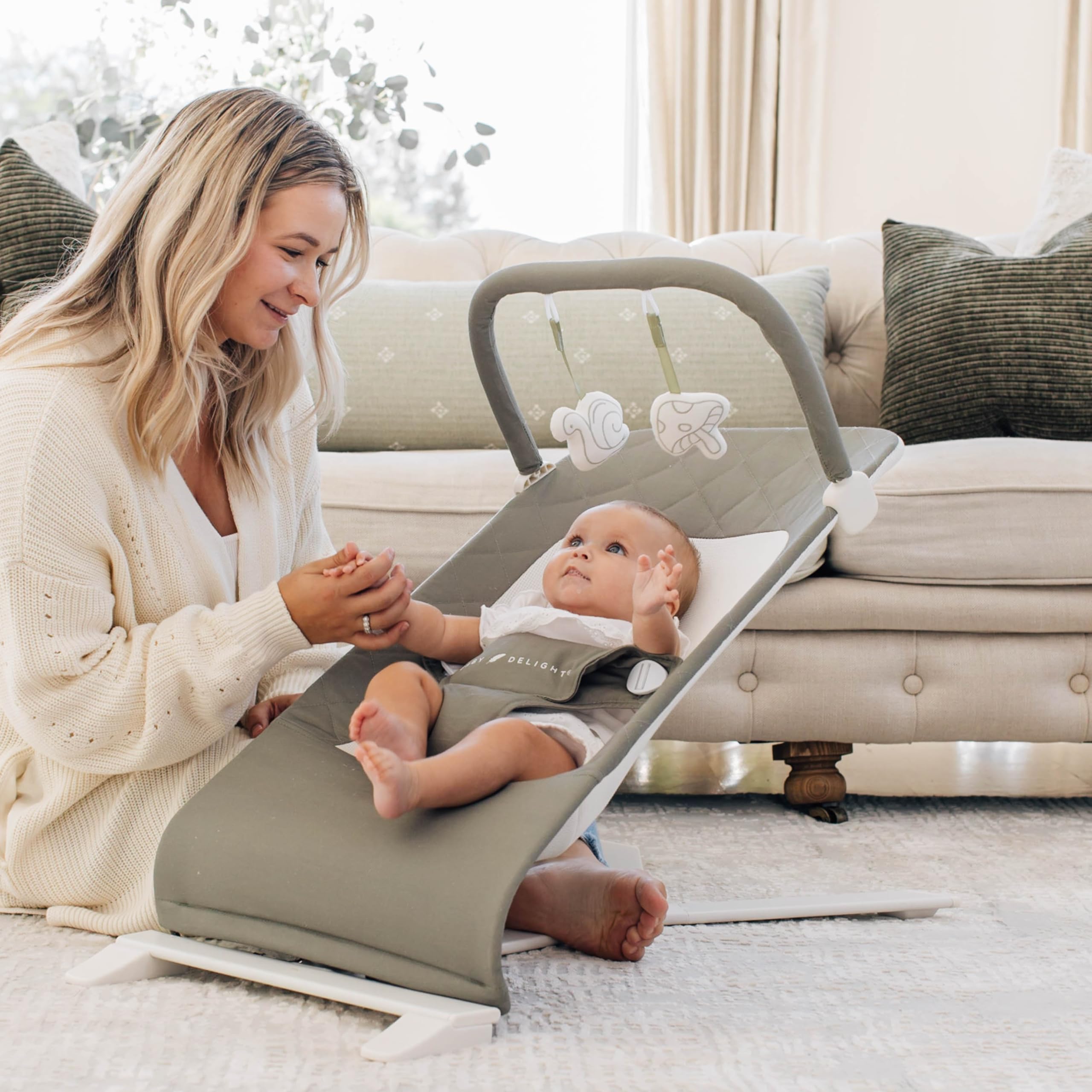 Foto 5 | Hamaca Portátil Baby Delight Alpine Deluxe Organic Sage - Venta Internacional.