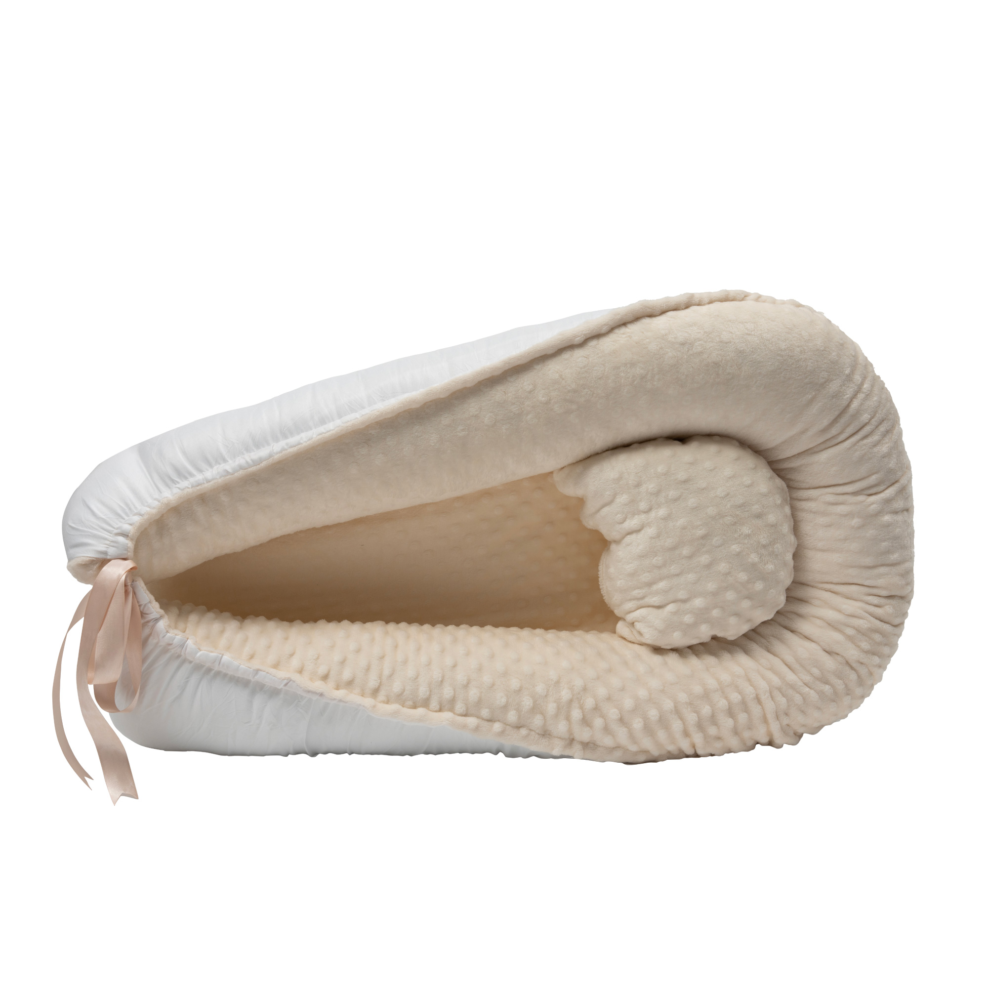 Nido Colecho Para Bebé / Cuna Portátil / Beige | Memory Foam