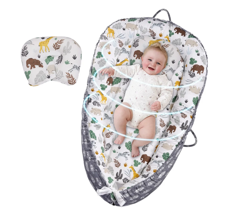 Foto 1 | Nido Colecho Para Bebés Cuna Portátil Cama Con Almohadas
