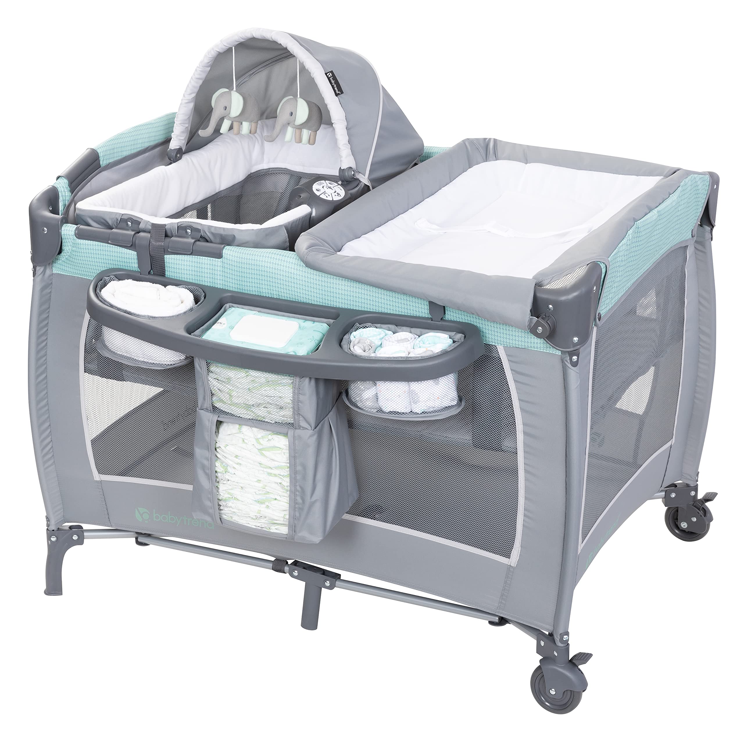 Foto 1 | Baby Trend Lil' Snooze Deluxe Iii Cozy Mint Con Capazo - Venta Internacional.