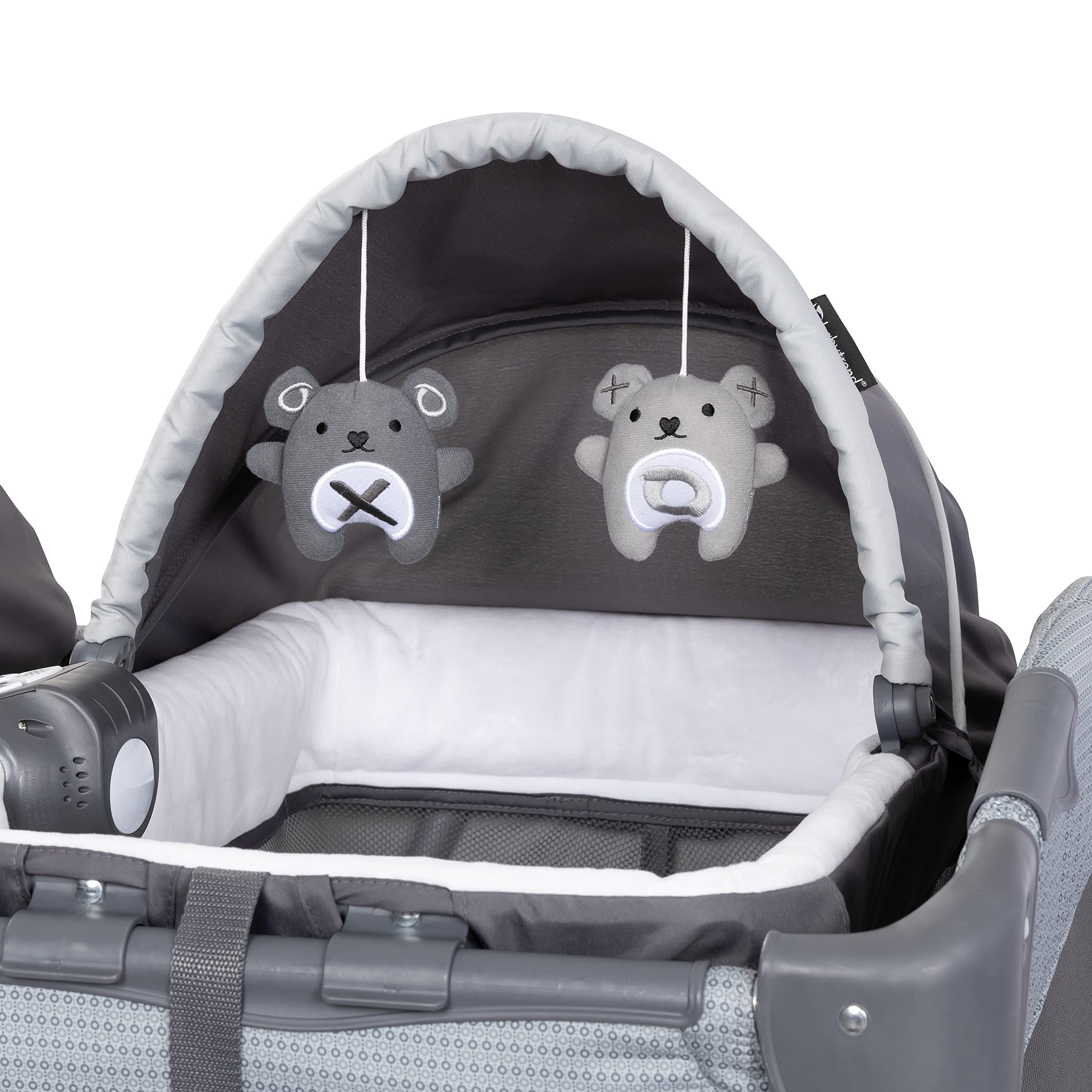 Foto 6 pulgar | Baby Trend Lil' Snooze Deluxe Iii Para Gemelos Cozy Grey - Venta Internacional.