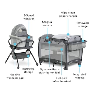 Foto 6 | Capazo Playard Graco Pack 'n Play Day2dream Deluxe - Venta Internacional.