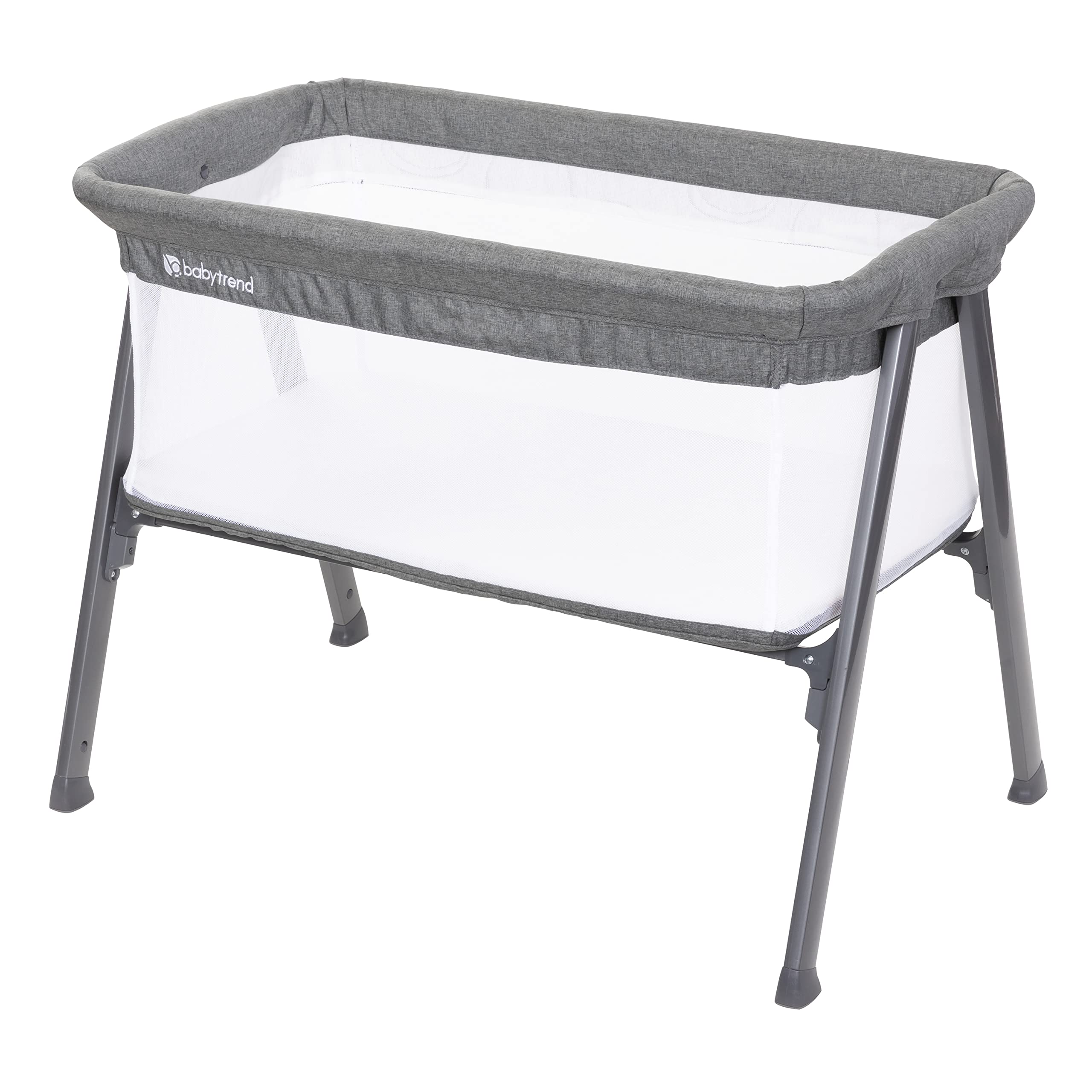 Foto 3 | Capazo Baby Trend Lil Snooze, Tamaño Grande, Relajante, Gris, Con Toldo - Venta Internacional.