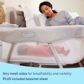 Foto 3 | Cuna De Cama Graco Dreammore Willow Para Recién Nacidos De 0 A 6 M - Venta Internacional.