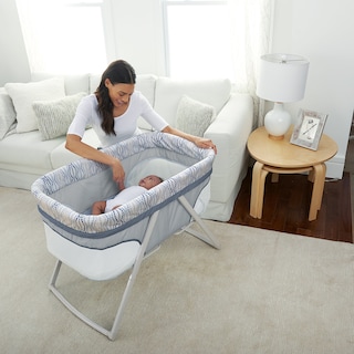 Foto 6 | Cesta Mecedora Ingenuity Plegable Fletcher Con Colchón - Venta Internacional.