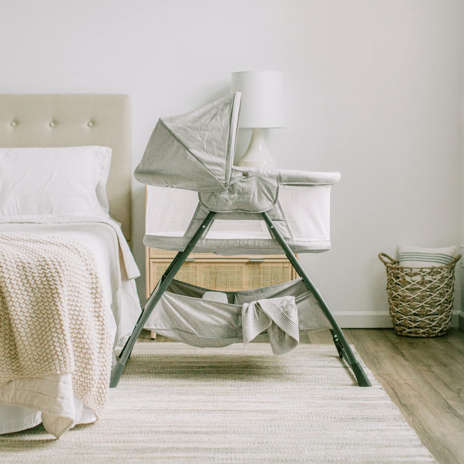 Foto 5 | Cuna Para Bebé Baby Delight Beside Me Doze Deluxe Pebble Grey - Venta Internacional.