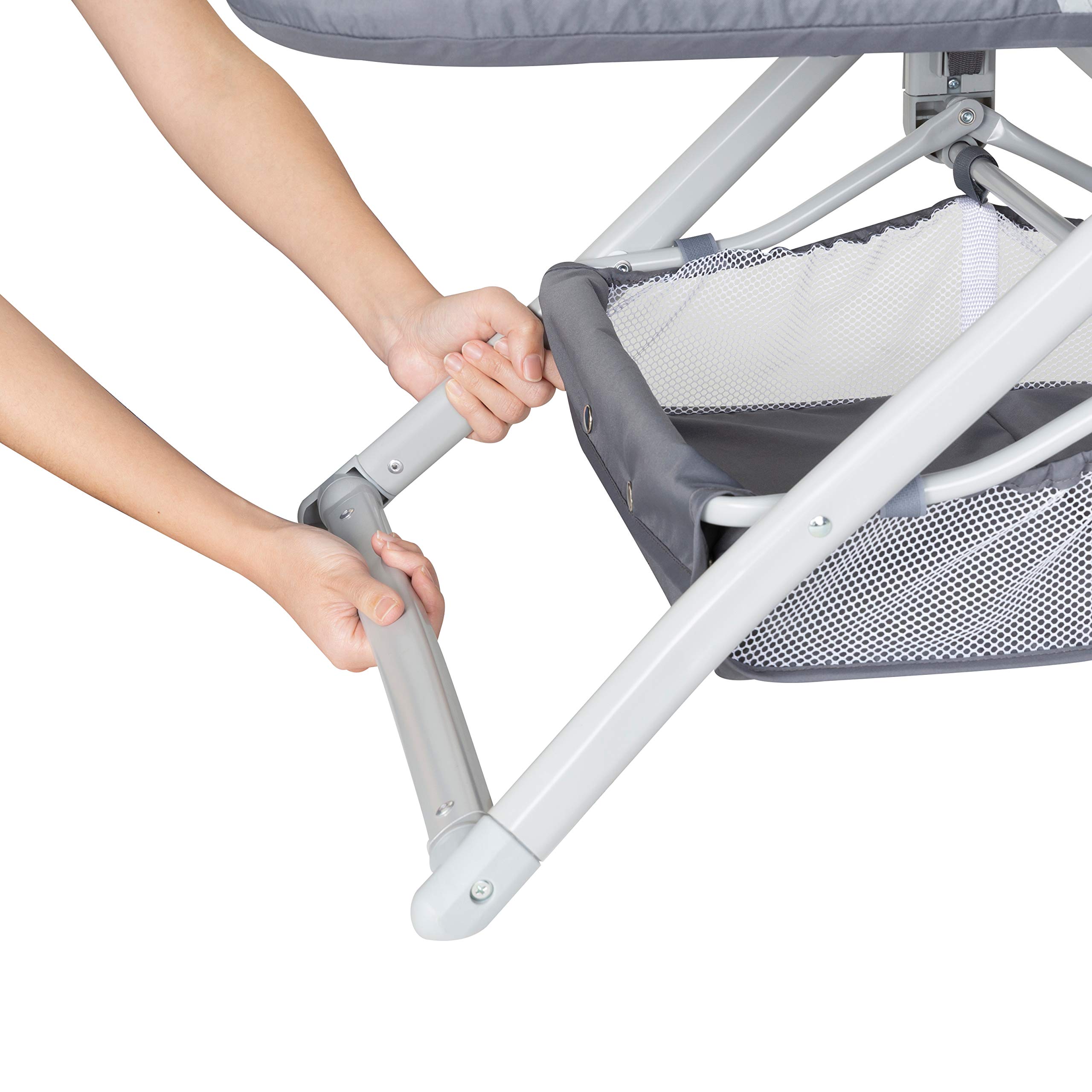 Foto 4 pulgar | Mochila Rocking Baby Trend, Plegado Rápido, 2 En 1, Shadow Stone Grey - Venta Internacional.