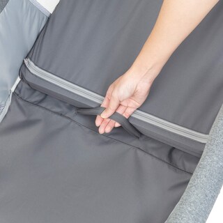 Foto 6 | Mochila Rocking Baby Trend, Plegado Rápido, 2 En 1, Shadow Stone Grey - Venta Internacional.