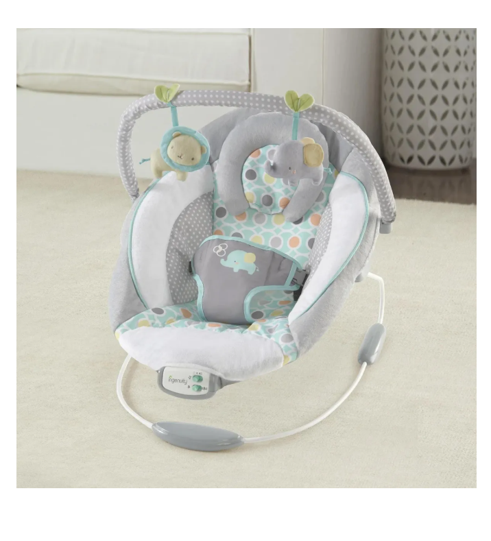 Foto 5 pulgar | Asiento Infantil Con Vibraciones, Barra De Juguete Y Sonidos, 0-6 Meses Hasta 20 Libras