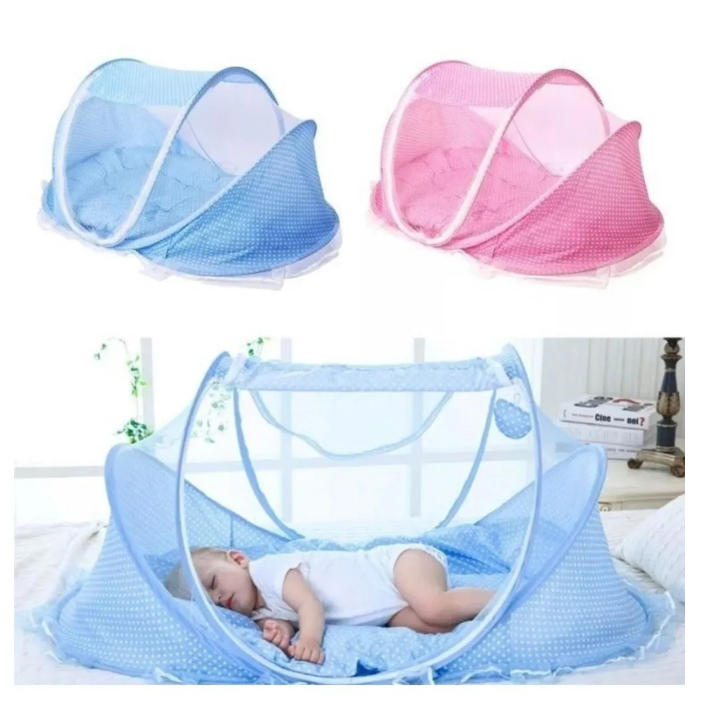 Foto 5 pulgar | Cuna Moisés Plegable Portátil Mosquitero Bebe Colchon Incluido Color Rosa