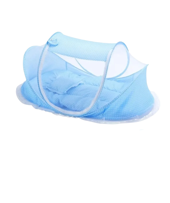 Foto 1 | Cuna Moisés Plegable Portátil Mosquitero Bebe Colchon Incluido Color Azul
