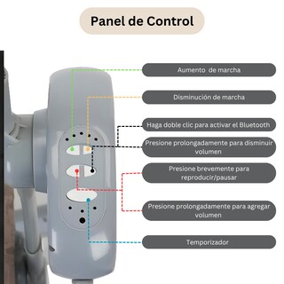 Foto 6 | Mecedora Eléctrica Para Bebés Multifuncional Komfort