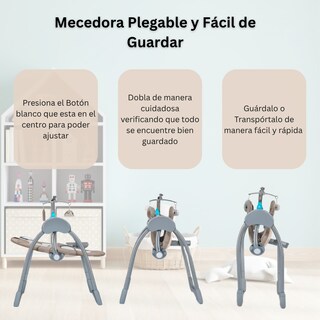 Foto 7 | Mecedora Eléctrica Para Bebés Multifuncional Komfort