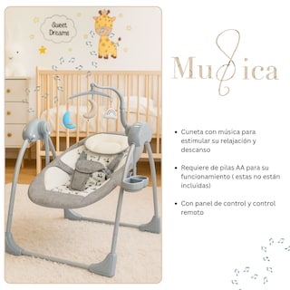 Foto 2 | Mecedora Eléctrica Para Bebés Multifuncional Komfort