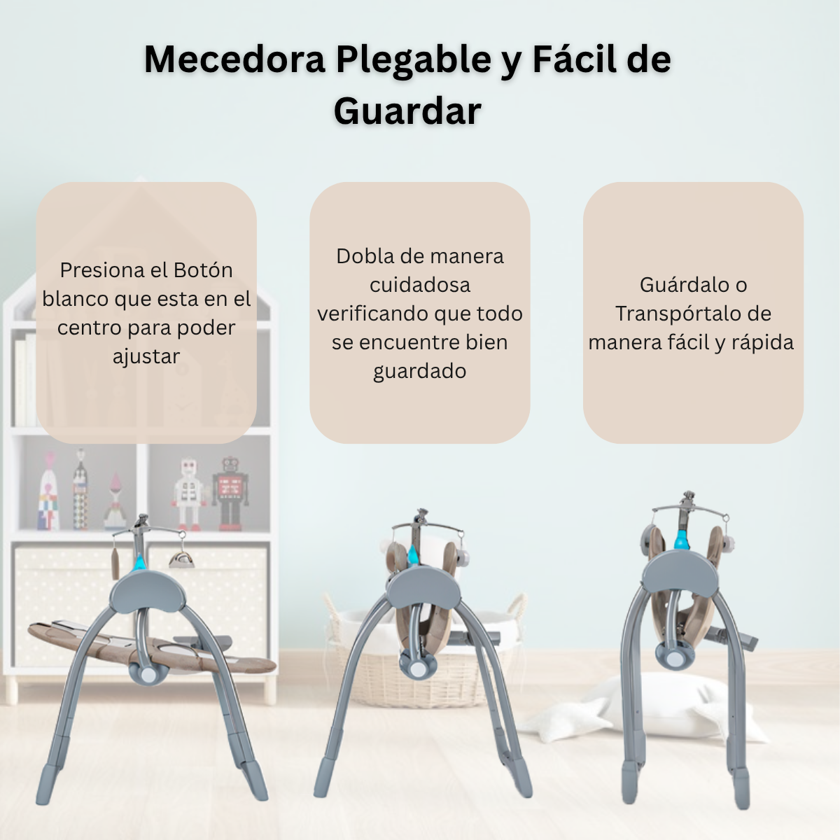 Foto 7 | Mecedora Eléctrica Para Bebés Multifuncional Komfort