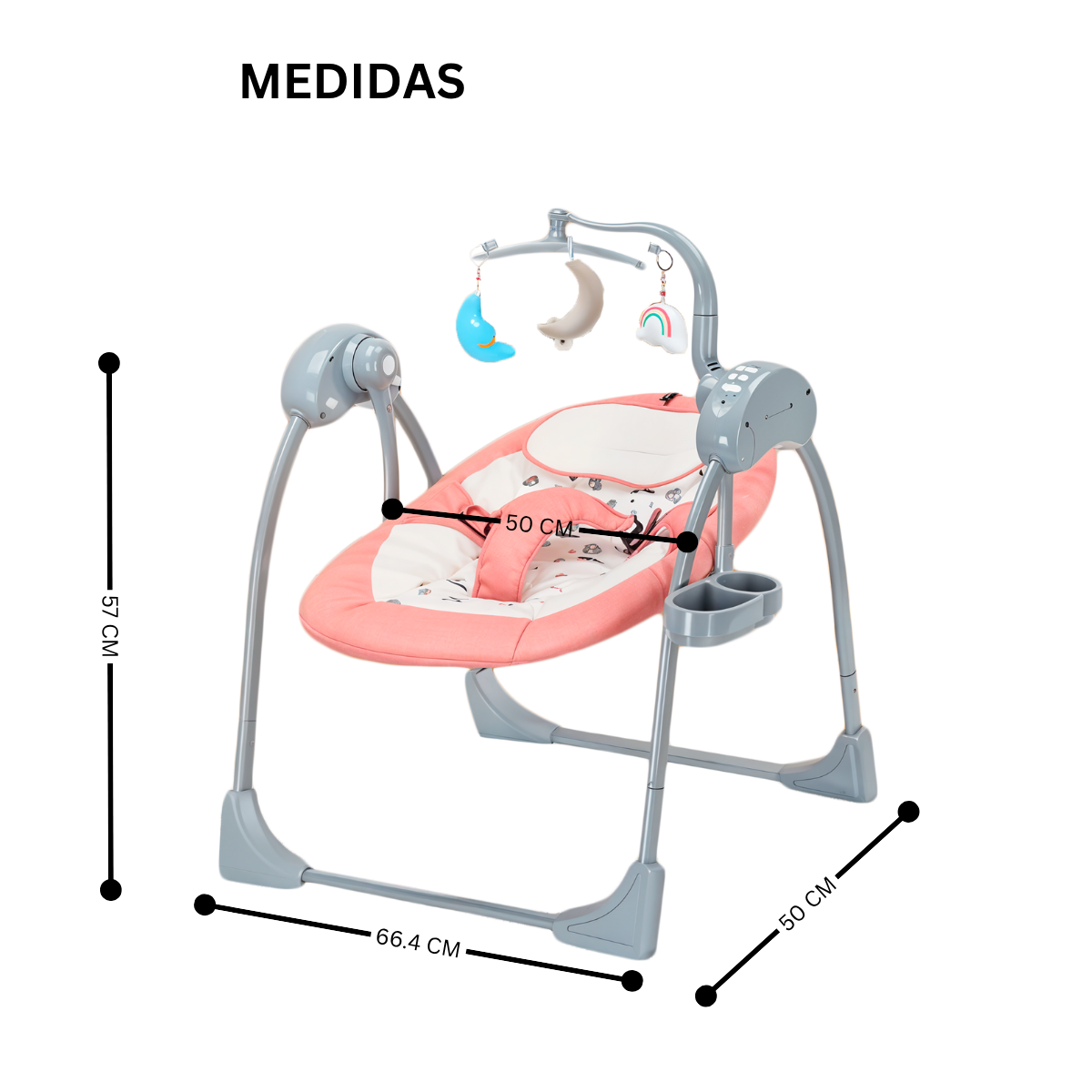 Foto 9 pulgar | Mecedora Eléctrica Para Bebés Multifuncional Komfort