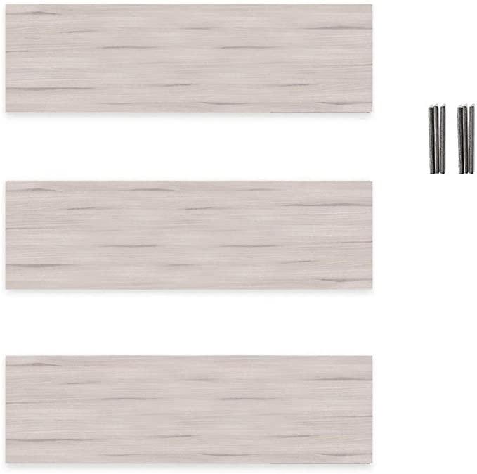 Foto 4 pulgar | Kit 3 Repisas Flotantes Montaje En Pared Estantes Modernos Decoración Minimalista Para Exhibición color Gris