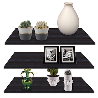 Foto 2 | 3 Repisas Flotantes Black Mamut color Negro