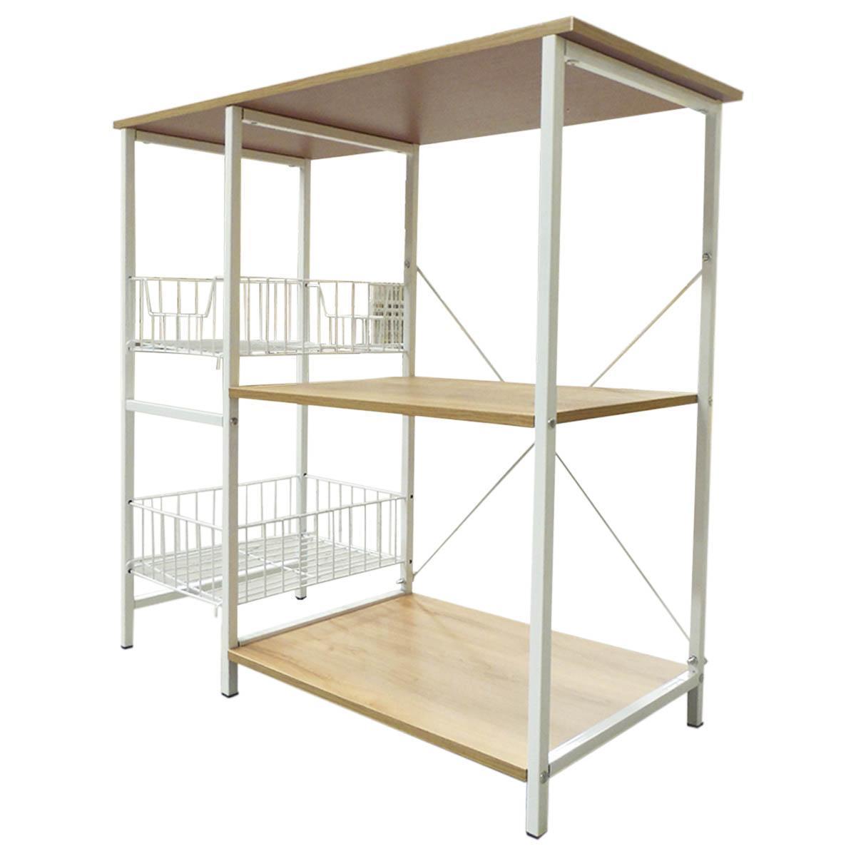 Foto 4 pulgar | Rack Mueble con Repisas Impulso Cocina color Blanco